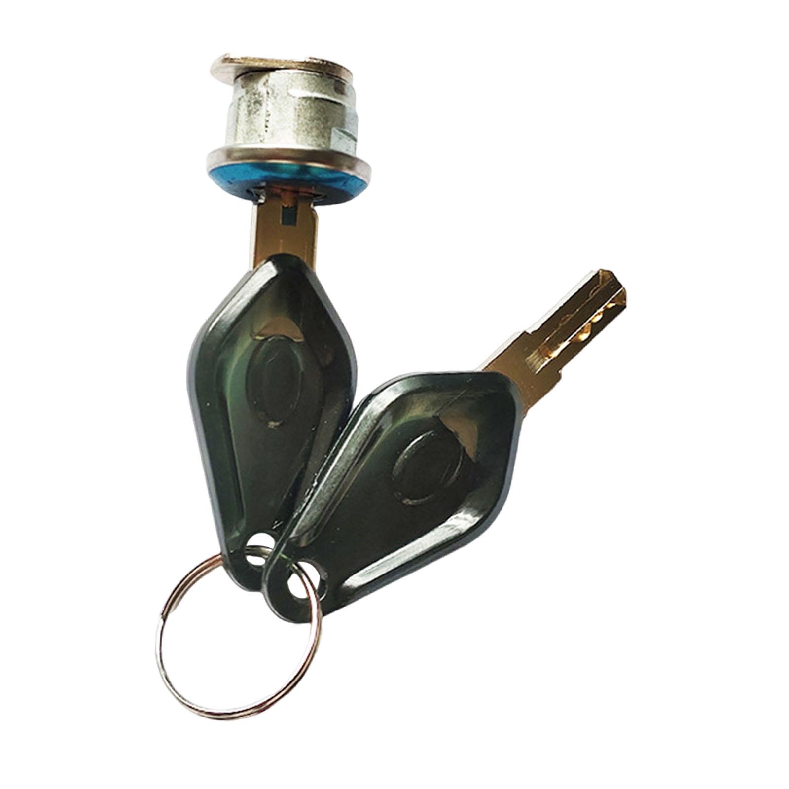 Lockbox Key Secure - กุญแจล็อคท้ายรถมอเตอร์ไซค์แบบมีกุญแจ พร้อมปุ่มหมุนโลหะสำหรับล็อค ช่วยเพิ่มความปลอดภัยให้กับกล่องเก็บของของสกู๊ตเตอร์