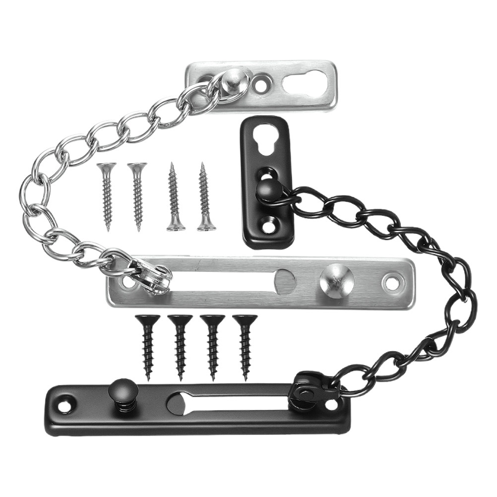 ชุดล็อคประตูแบบโซ่สแตนเลส 2 ชิ - Security Chain Door บทวิจารณ์และราคา