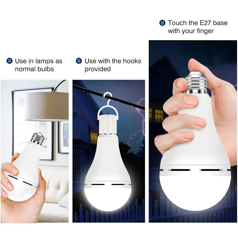E27 หลอดไฟฉุกเฉินแบบชาร์จไฟได้ - Power Outage Light บทวิจารณ์และราคา
