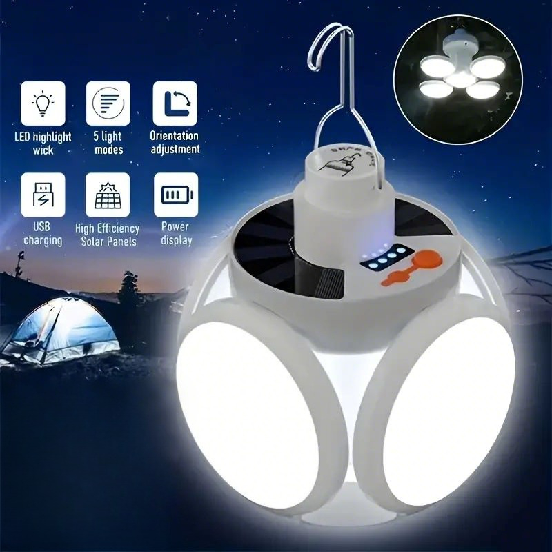 ไฟชาร์จพลังงานแสงอาทิตย์พร้อมต - Power Outage Light บทวิจารณ์และราคา